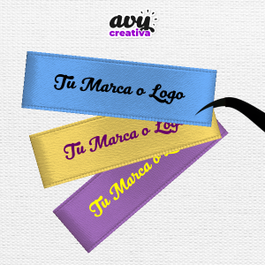 Marquillas Satín Clásica 15x50mm